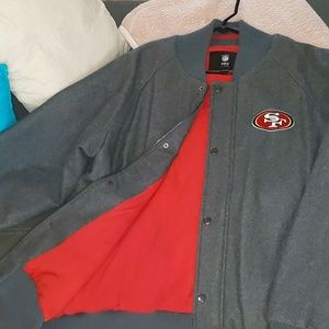 Nfl pro SanFrancisco 49ers mens Jacket